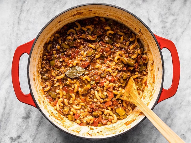 Finished One Pot American Goulash