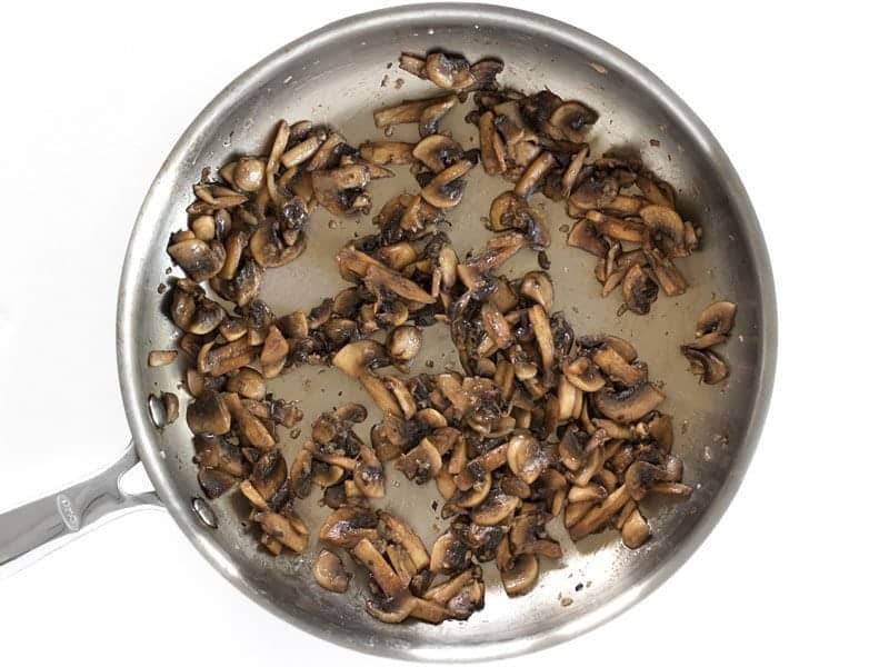 Sauté Mushrooms Until Dry