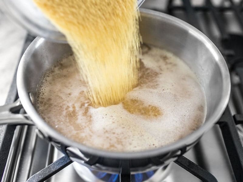 Add Couscous to Boiling Water