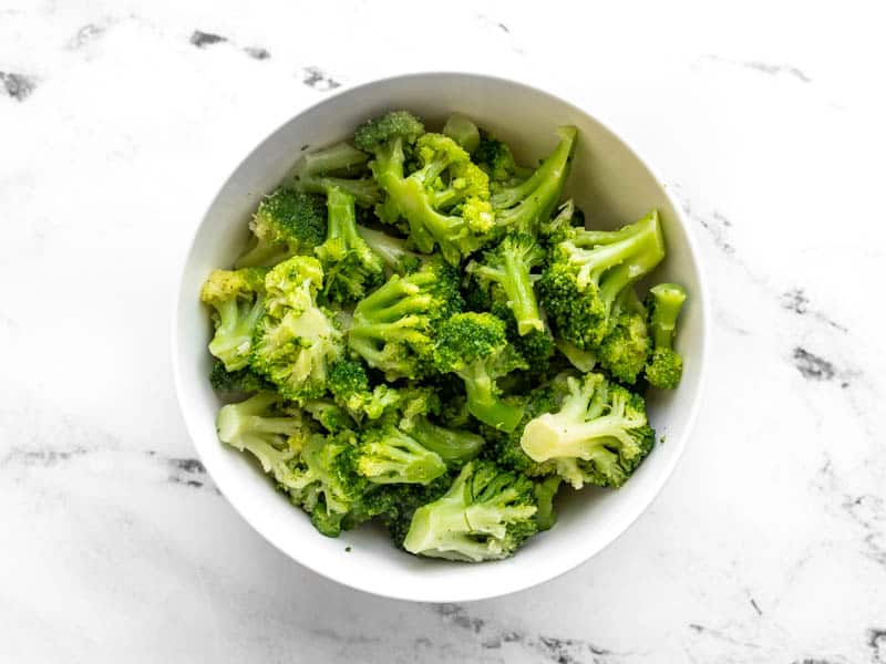 Frozen broccoli florets