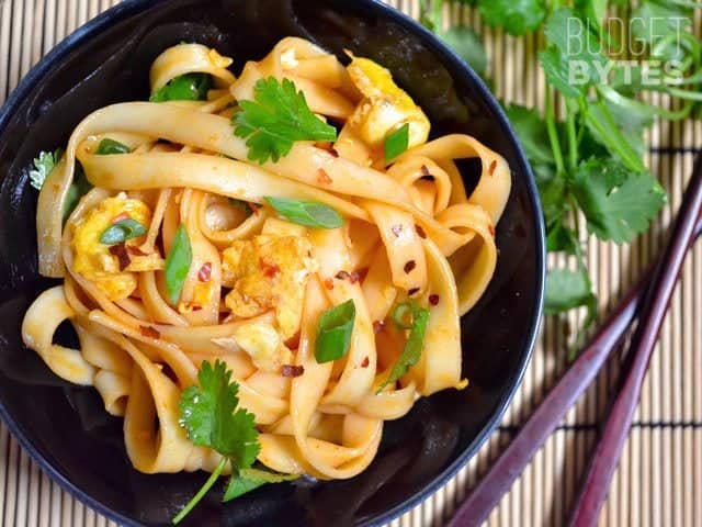 Dragon Noodles in a bowl