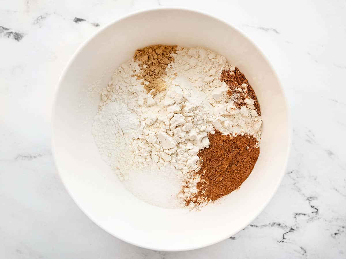 dry ingredients in a bowl