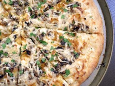 Caramelized Onion & Mushroom Pizza