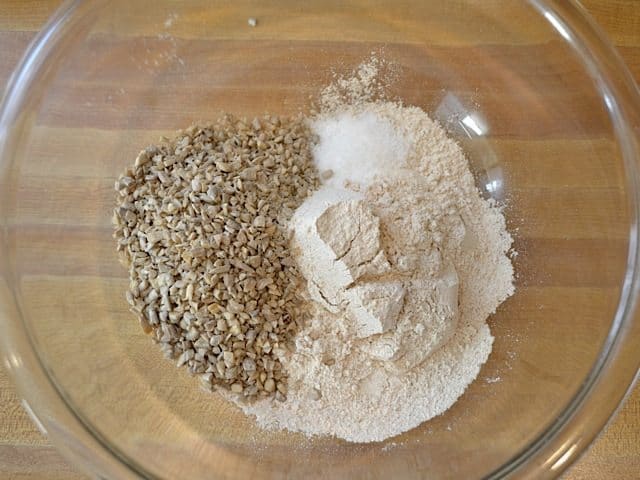 Dry Ingredients in mixing bowl 