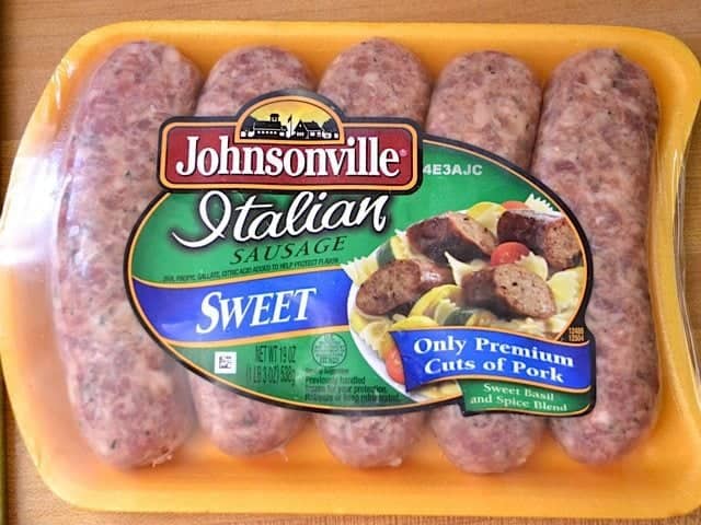 Package of Italian Sausage