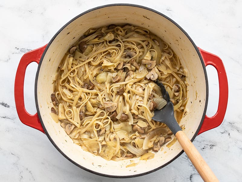 Cooked one pot pasta