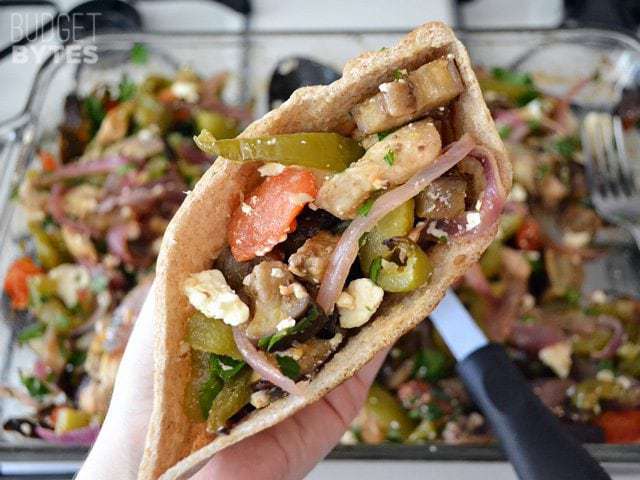 Greek Stuffed Pitas