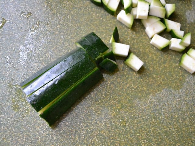 Chopped Zucchini