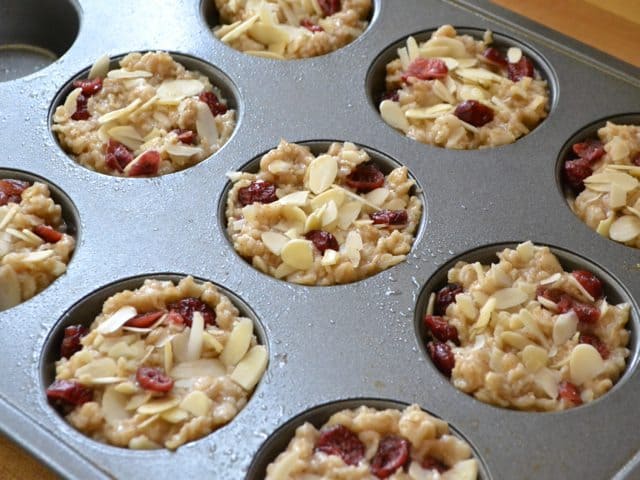 Heat and Eat Oatmeal in muffin pan 