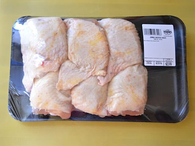 Package of Chicken Thighs