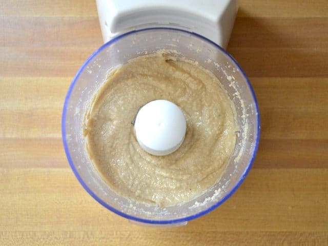 Sesame Seed Paste in food processor 