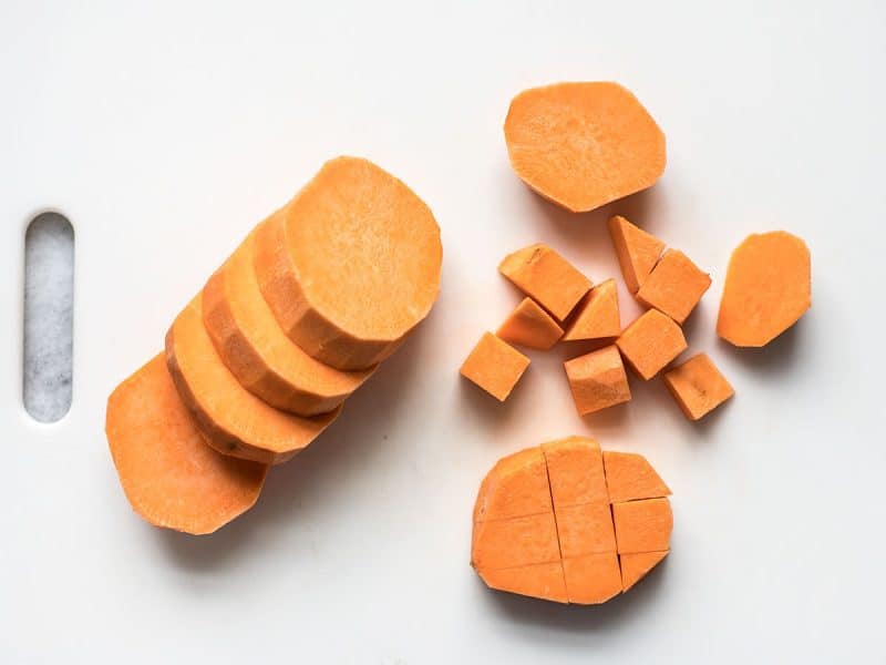 Diced Sweet Potatoes