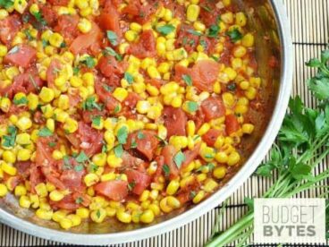 Sautéed Corn and Tomatoes