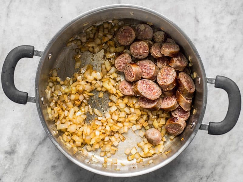 Add Sausage Back to Pot