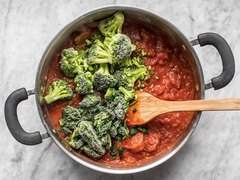 Frozen Broccoli and Spinach