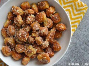 Parmesan Garlic Pretzel Bites - BudgetBytes.com