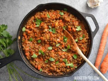 Curried Lentils - BudgetBytes.com