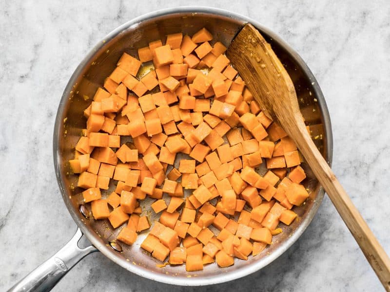 Sauté Sweet Potatoes