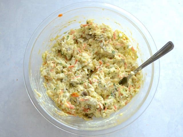 Vegetable and Cheese Filling