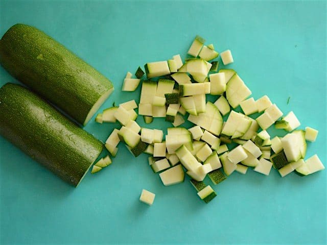 Diced Zucchini