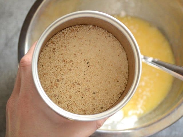 Close up of Matzo Meal jar 