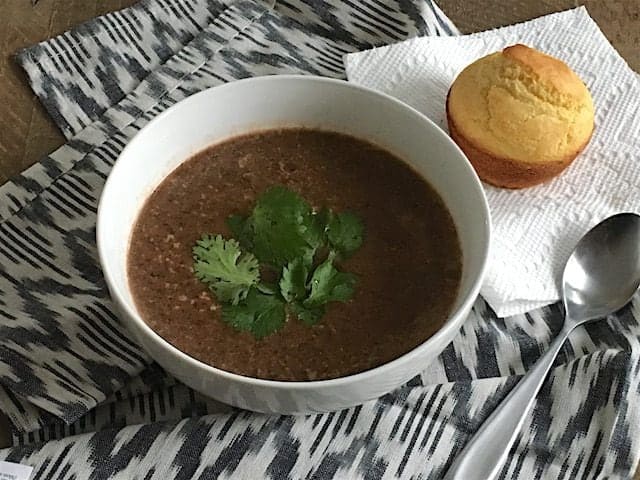 Quick Black Bean Soup