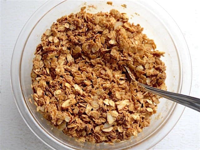 Gingersnap Granola mixed but not baked