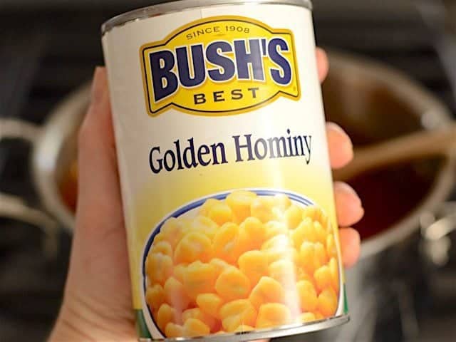 Can of Golden Hominy