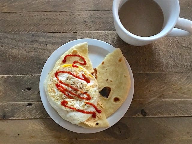 Naan Egg Sammich