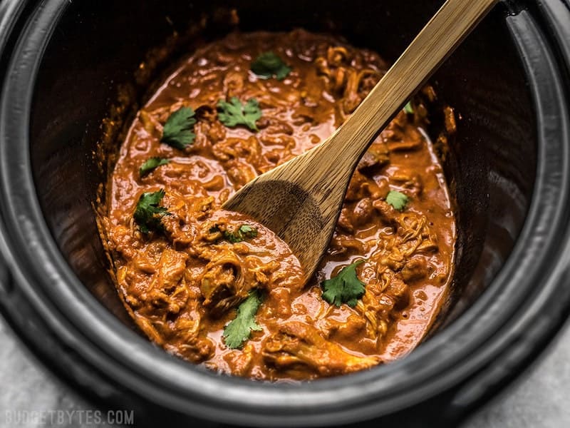 Slow Cooker Chicken Tikka Masala finished