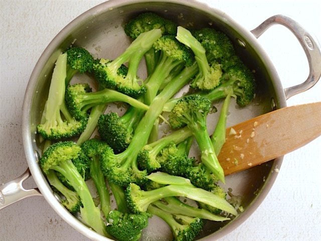 Broccoli Tossed in Garlic Oil