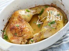 Oven Roasted Chicken Legs - BudgetBytes.com