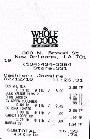 WFM Receipt 2-12