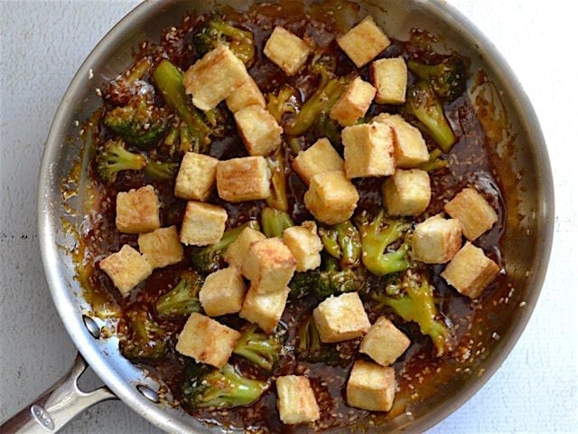 Add Back Tofu for Pan Fried Sesame Tofu with Broccoli - BudgetBytes.com