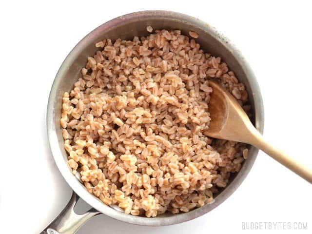 Fluff Cooked Farro