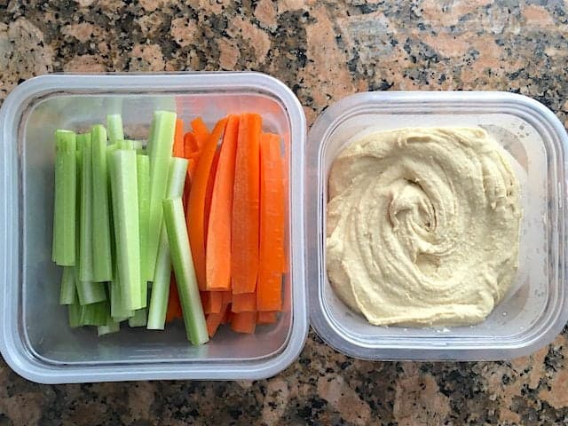 Hummus and Vegetables