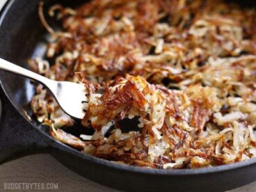 How to Make Crispy Hash Browns at home - BudgetBytes.com