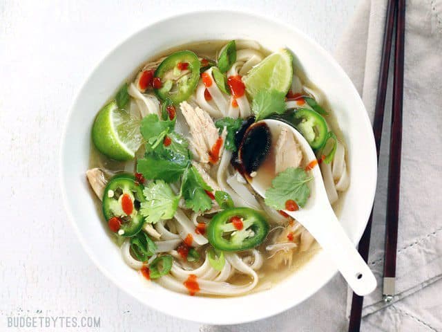 Quickie Faux Phở with Sauces