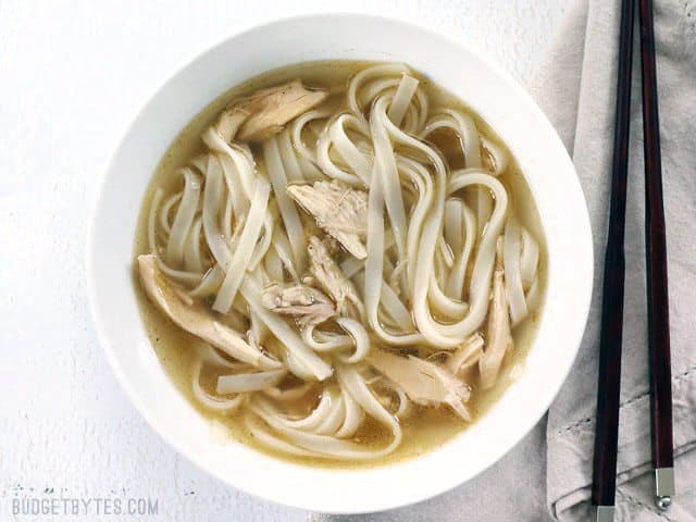 Quickie Chicken Phở without toppings