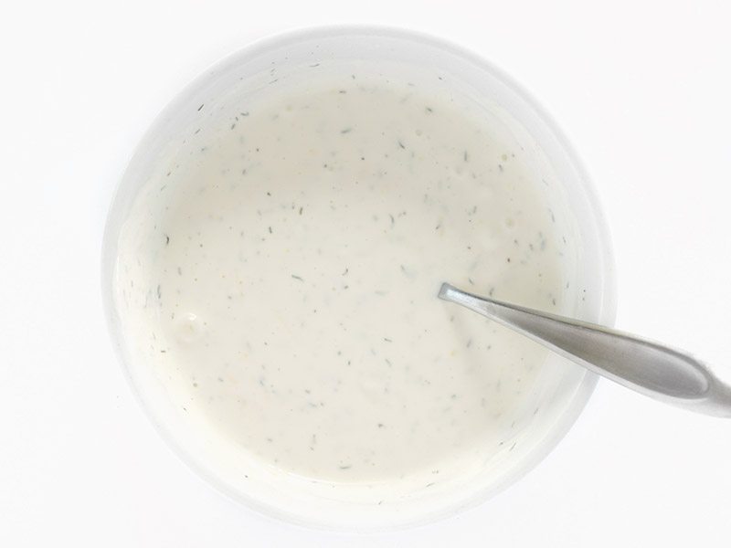 Finished lemon dill Dressing