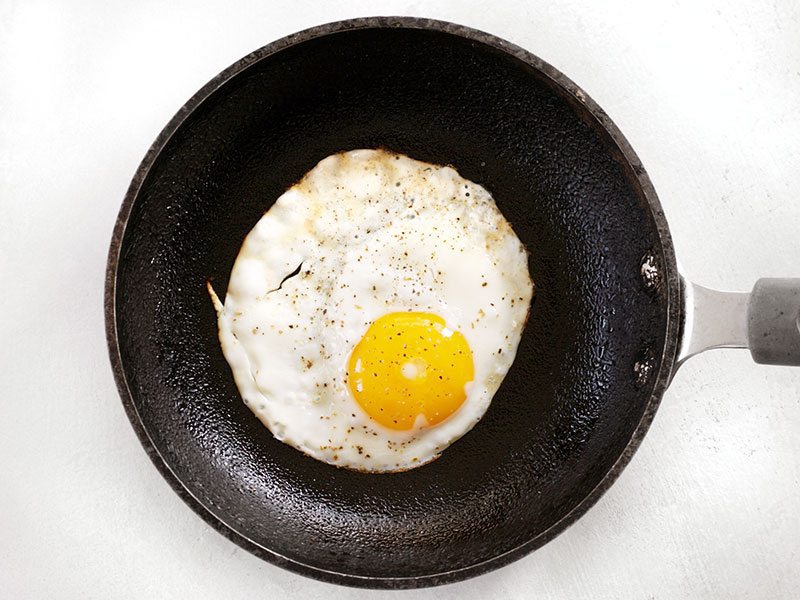 Fried Egg in a small skillet