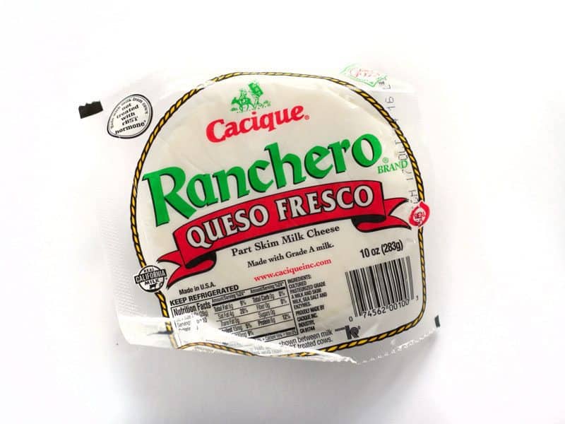 Queso Fresco package