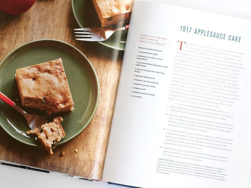 Anne Byrn's American Cake open to 1917 Applesauce Cake