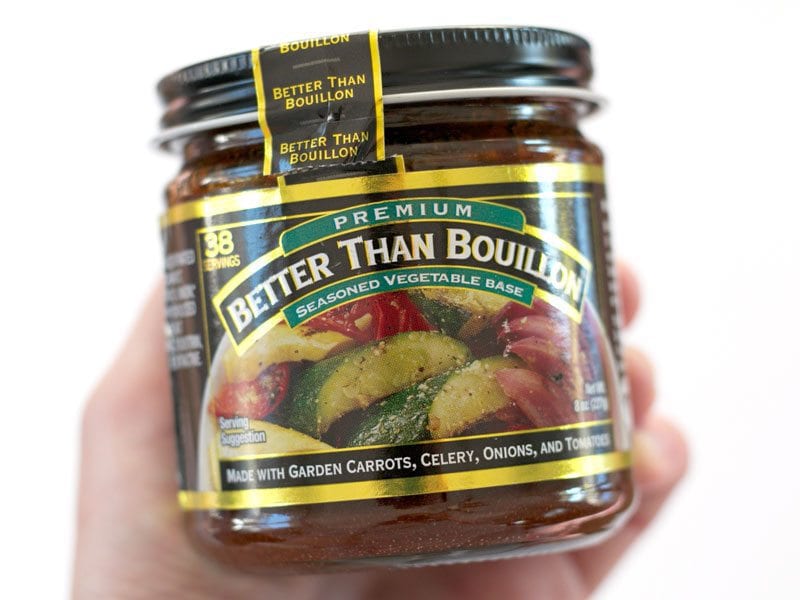 Better Than Bouillon Vegetable Base jar