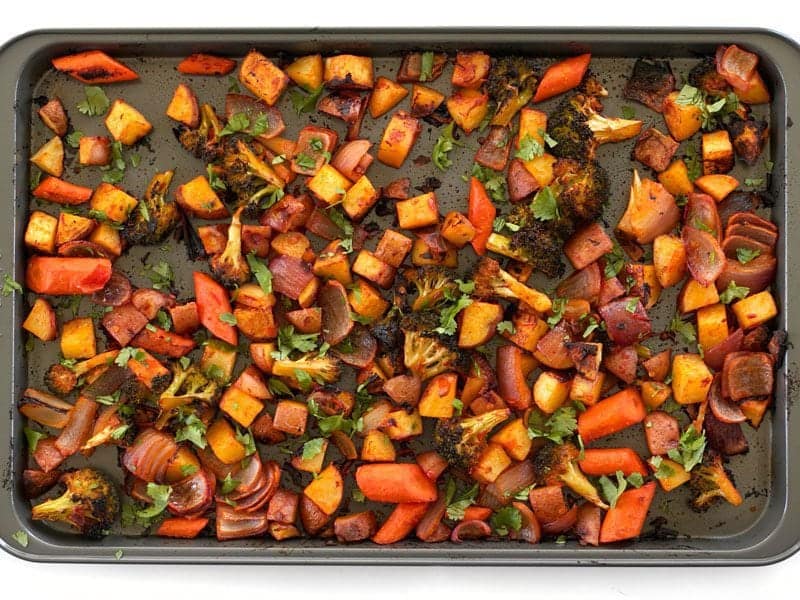 Harissa Roasted Vegetables