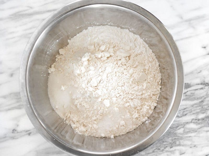 Biscuit Dry Ingredients in a bowl