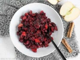 Roasted Apple Cranberry Relish is a thick, jam-like condiment whose uses go far beyond the Thanksgiving table. BudgetBytes.com