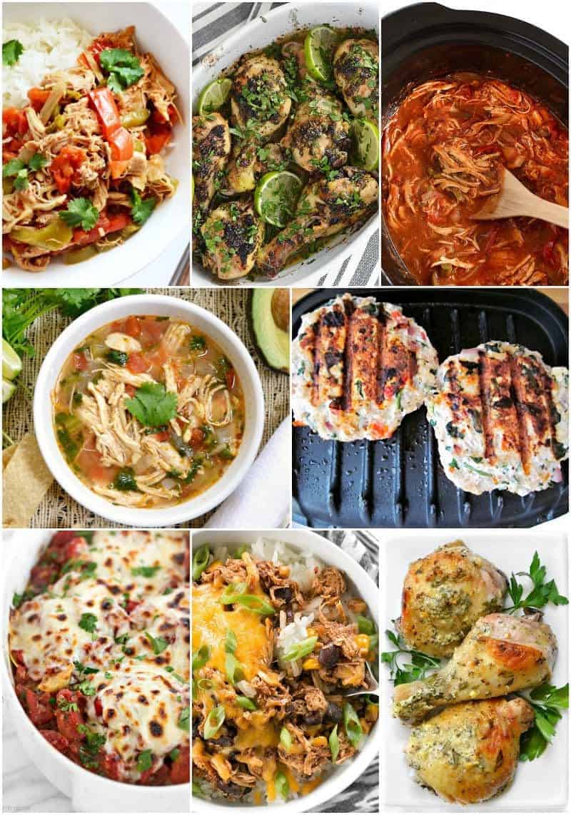 8 Low Carb Chicken Recipes to fit small budgets. BudgetBytes.com