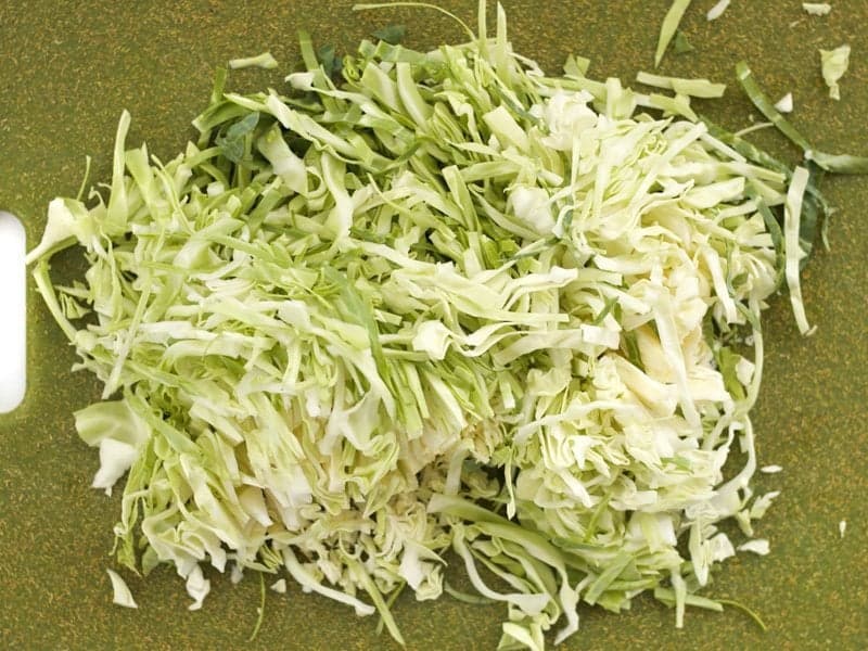 Shredded Green Cabbage