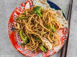 With just a few ingredients you can make these easy and delicious Mushroom Broccoli Stir Fry Noodles for a fast weeknight dinner. BudgetBytes.com